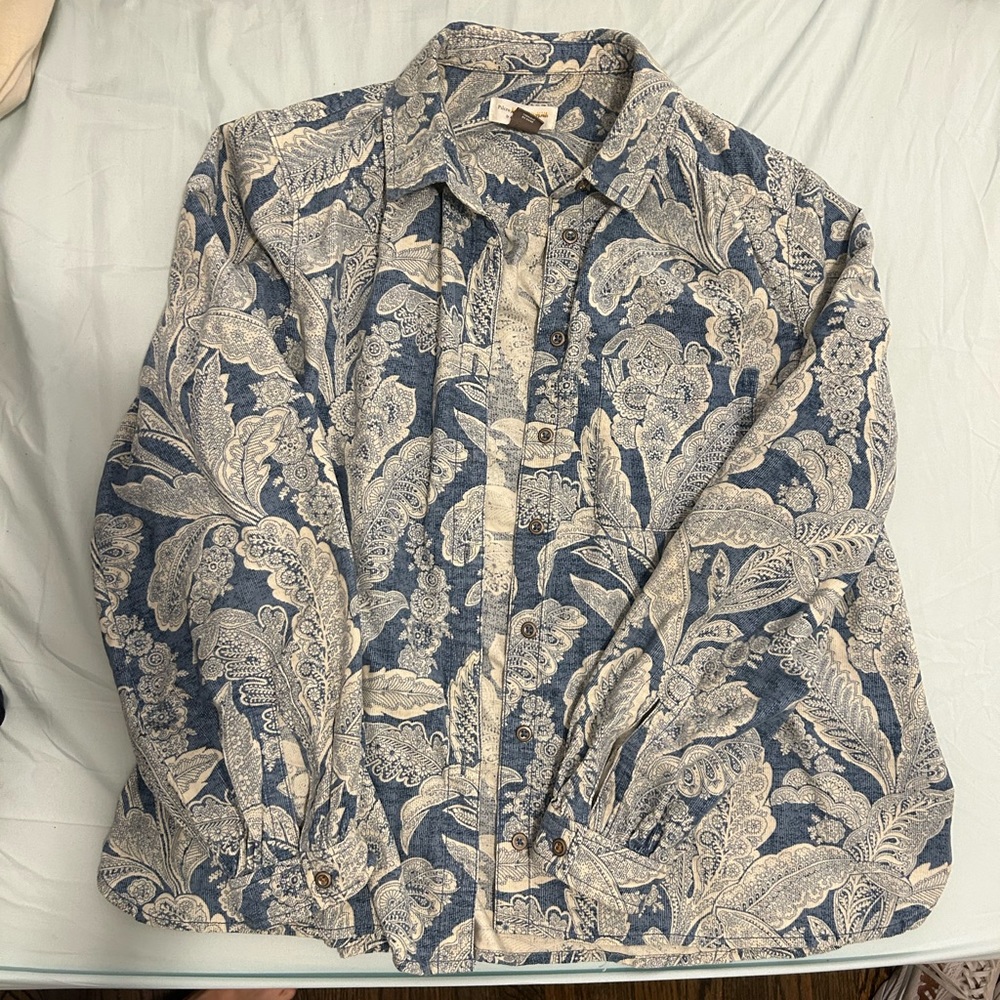 Corduroy button down from Pilcro by Anthropologie